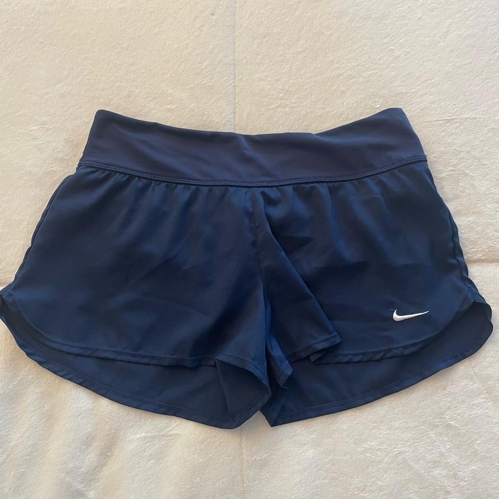 Nike navy blue athletic shorts
